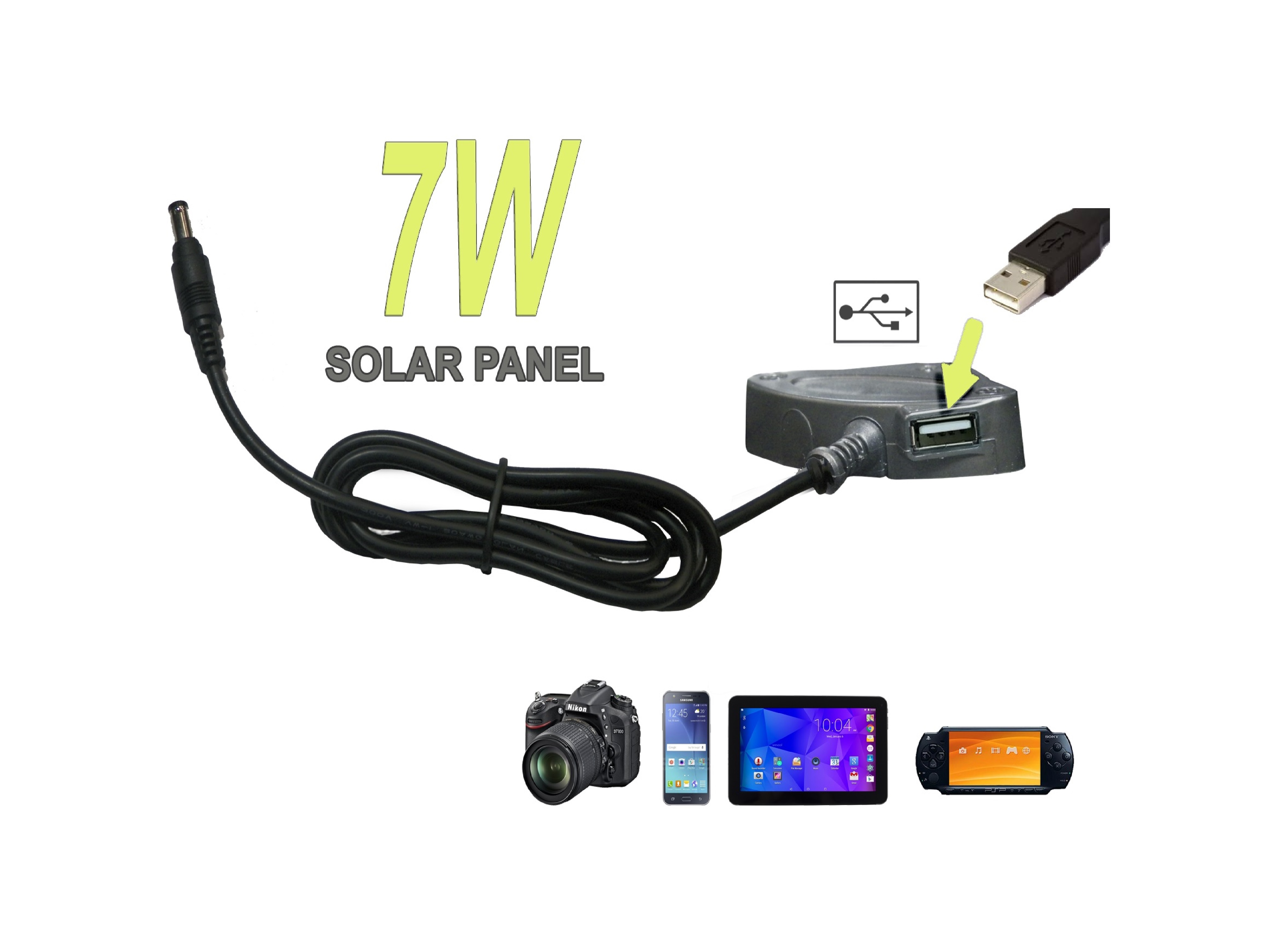 Panel Solar Portátil Para Celular o Dispositivos Móviles 7w Minieasy Panel Solar Portátil Para Celular o Dispositivos Móviles 7w Minieasy