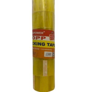 Paca x6 cinta Transparente Ancha 48mm X 50 Metros Chicago Power
