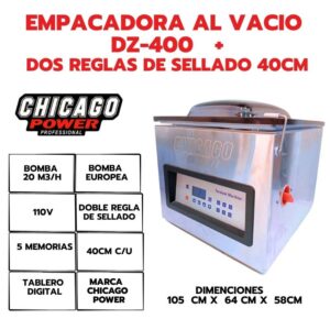 EMPACADORA AL VACIO  DZ 400+ 110V CHCIAGO POWER