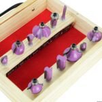 Juego De Fresas 1/4 Para Madera 15 Piezas Ruteadora Estuche Chicago Tools