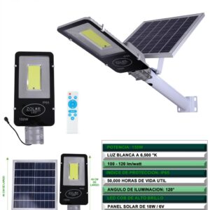 Lampara Solar 150w