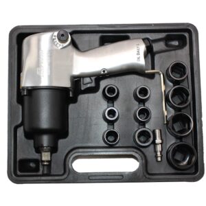 COMBO OFERTA Pistola Neumática 1/2 + Copas De Impacto Cortas Y Largas Chicago Power