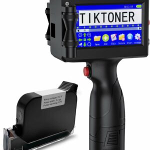 Mini Impresora De Inyección De Tinta Mejorada Para Todos Los Materiales, Máquina De Impresión Portátil Para Fecha Y Hora Código De Barras Logotipo Qr Número De Lote Iconos De Imagen