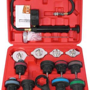 Probador De Fugas De Radiador 14pcs Aluminio Tanque De Agua Chicago Power