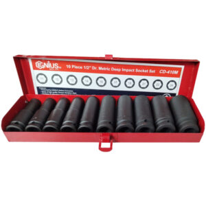 Juego de copas de Impacto de 1/2" Chicago Power 22 piezas