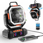 Ventilador Chicago Power funcional recargable o directo Funciona con la bacteria de tu taladro