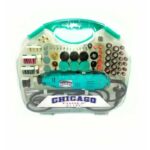 Juego De Mototool Doble 150pcs + Base + Guaya + Accesorios Chicago Tools
