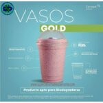 Vaso 16 onz Carvajal Gold Precio De 1.000 vasos
