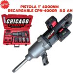 Pistola 1&rsquo; 4000NM Recargable Chicago Power CPN-4000R 8.0 AH