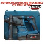 Rotomartillo Mediano Recargable 21V 4.0 AH C.P. 1255 Chicago Tools