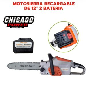 Motosierra Recargable De 12 2 Bateriad Chain Saw