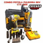 Combo Pistola Pulidora 88V CTX - 268 Chicago Tools