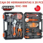 Caja De Herramientas X 20 Piezas KHC - 008 Chicago Power