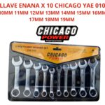 Llave Enana X10 Piezas Chicago YAE 010 Chicago Power