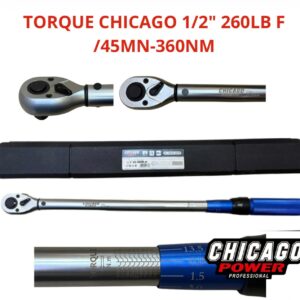Torque Chicago 1/2” 260LB F/45MN-360NM Chicago Power