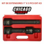 Kit De Extensores 1&rdquo; X3 Piezas Ext-X3 Chicago Power