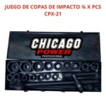 Juego De Copas De Impacto 2 3/4 X Piezas CPX-21 Chicago Power