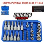 Copas Puntas Torx X 34 PT-034 Chicago Power